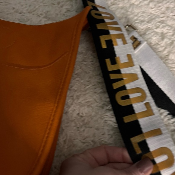 Mix & Match Mini Messenger Bag in Orange - Picture 3 of 11